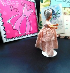 small doll pink lace a
